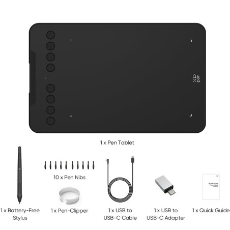 TABLETTE GRAPHIQUE XP-PEN DÉCO MINI 7 V2 - NOIR - photo 14