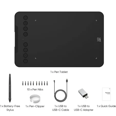TABLETTE GRAPHIQUE XP-PEN DÉCO MINI 7 V2 - NOIR - photo 14