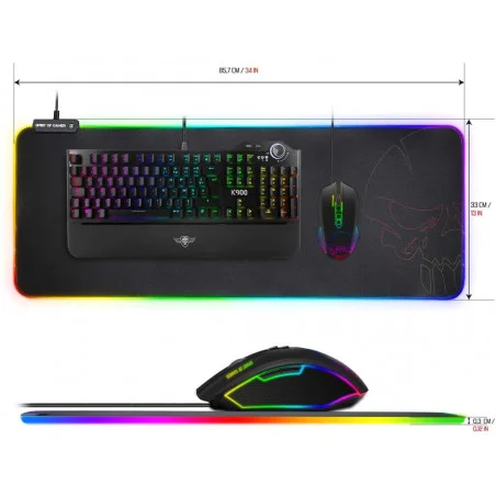 Tapis Souris Gaming Spirit of Gamer Skull RGB M - variant SOG-PADXXRGB - photo 10
