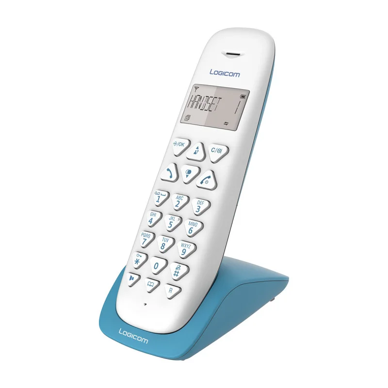 Téléphone Fixe Sans fil Logicom Vega 150 DECT / Turquoise