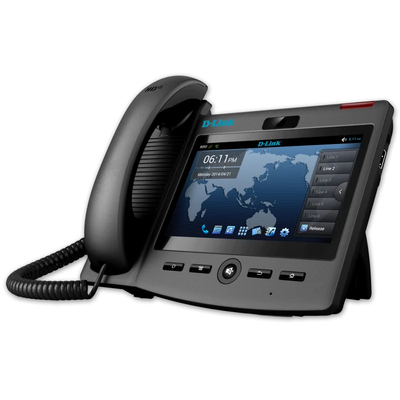 Téléphone IP vidéo Android D-Link Série Business / Noir