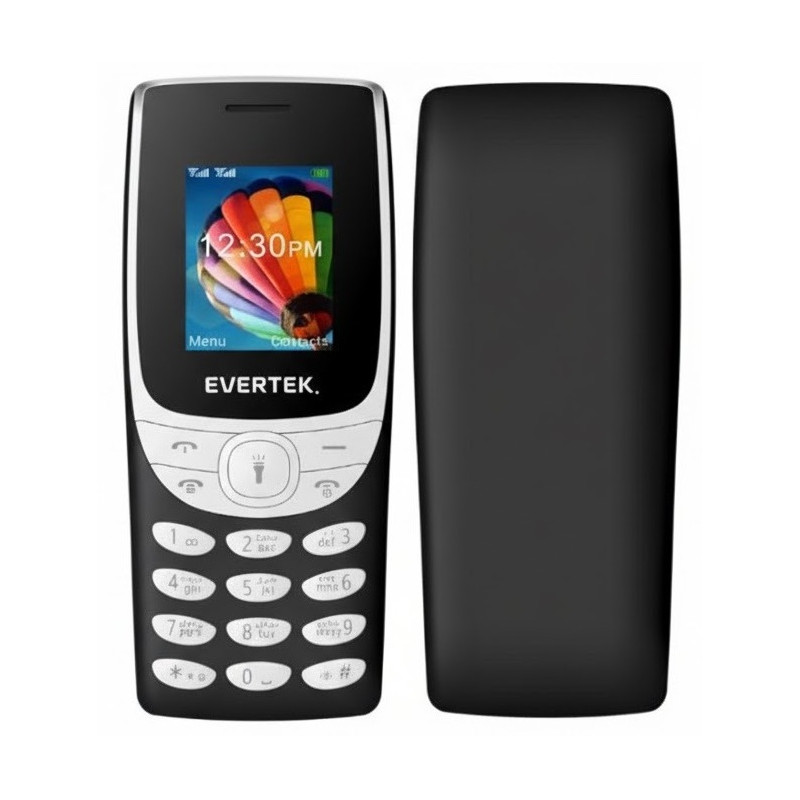 Téléphone Portable EVERTEK E3218 / Noir