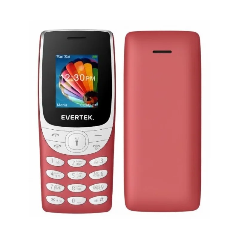 Téléphone Portable EVERTEK E3218 / Rouge