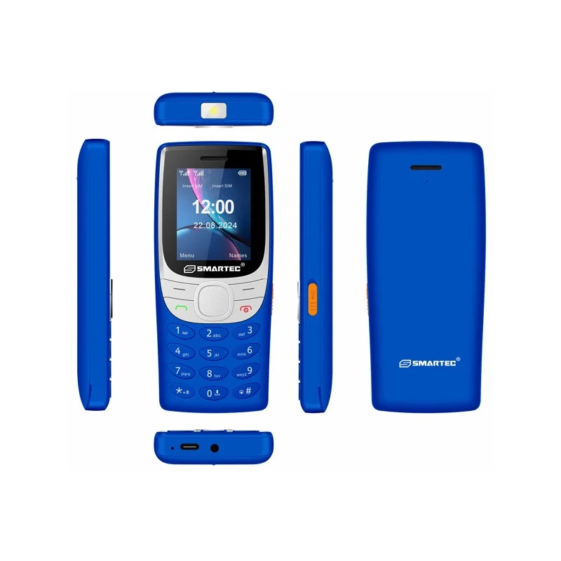 Téléphone Portable SMARTEC V1 / Bleu