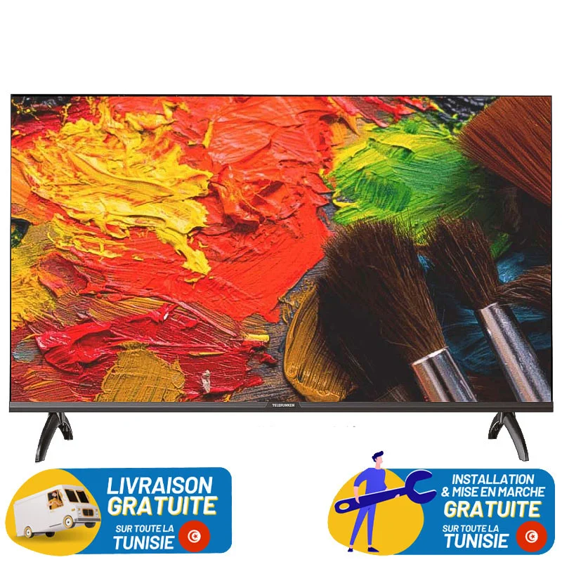 Téléviseur TELEFUNKEN 40" Full HD avec Récepteur intégré / TV40C7