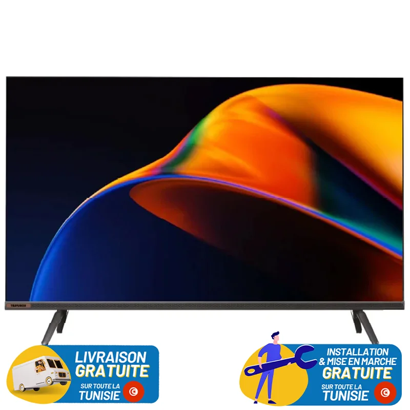Téléviseur TELEFUNKEN 40" Full HD Google TV AVEC RECEPTEUR INTEGRE (TV40E3E)
