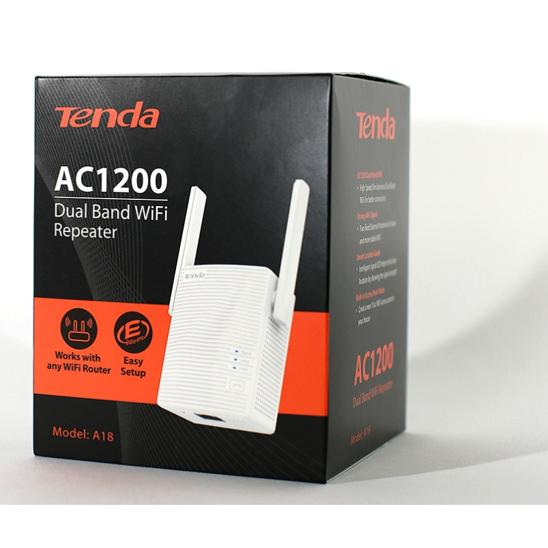 Tenda A18 Wireless WiFi Repeater / Dual Band AC1200 - photo 5