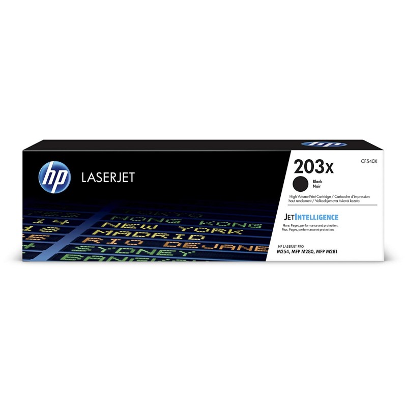 Toner Grande Capacité Original HP 203X pour LaserJet / Cyan - variant CF540X - photo 1