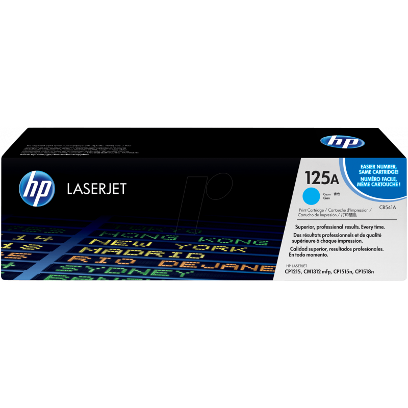 Toner Original HP LaserJet CB541A Cyan