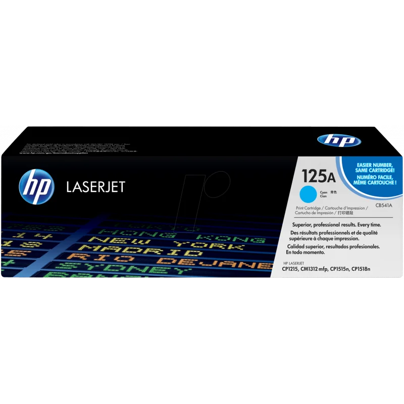Toner Original HP LaserJet CB541A Cyan