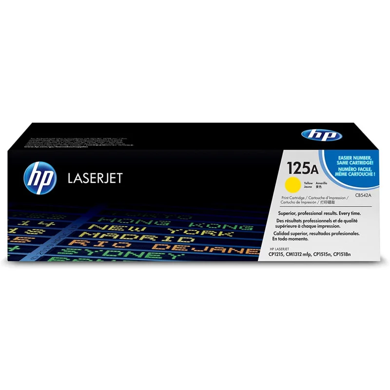 Toner Original HP LaserJet CB542A Jaune