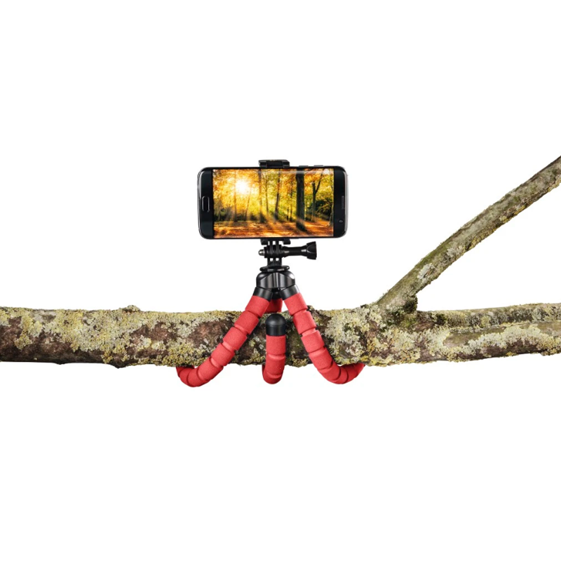 Trépied Flex pour smartphone et GoPro 26 cm Hama 04617 / Rouge - photo 5