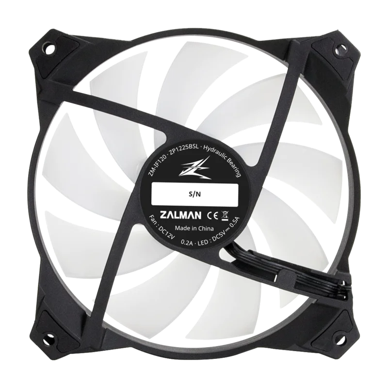 Ventilateur de boitier Zalman RFD120A RGB - 12cm (Noir) - variant 8809213762734 - photo 3
