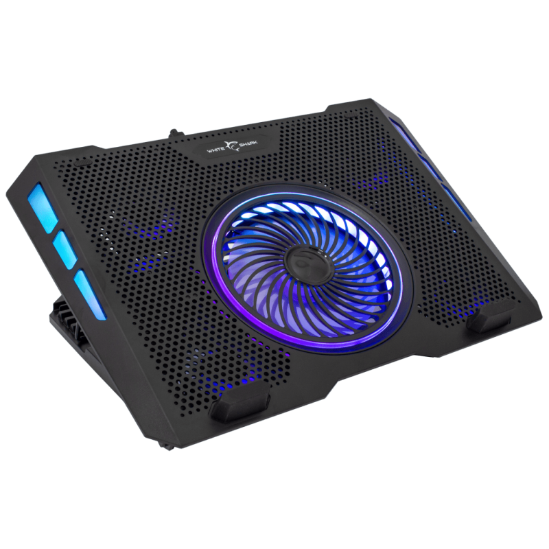 White Shark COOLING PAD GCP-13 AURORA / 5 ventilateurs RGB - photo 1