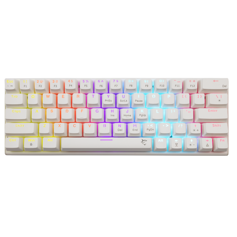 White Shark KEYBOARD GK-002221V2 WAKIZASHI /WHITE-BLUE SWITCHES - photo 1