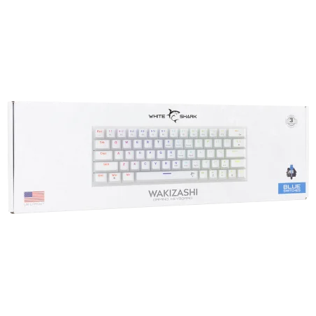 White Shark KEYBOARD GK-002221V2 WAKIZASHI /WHITE-BLUE SWITCHES - photo 9