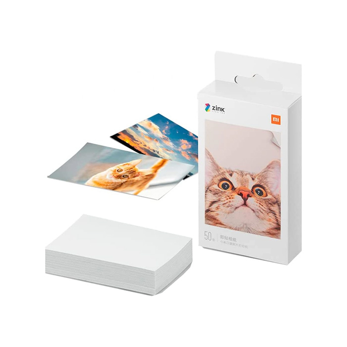 iminfo : Xiaomi Portable Photo Printer Paper (2x3-inch,20 sheets